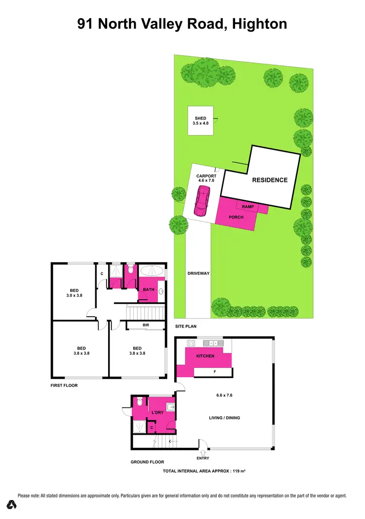 Floorplan of Homely house listing, 91 North Valley Road, Highton VIC 3216