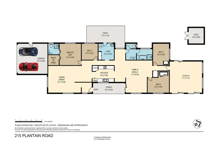 Floorplan of Homely house listing, 215 Plantain Road, Shailer Park QLD 4128