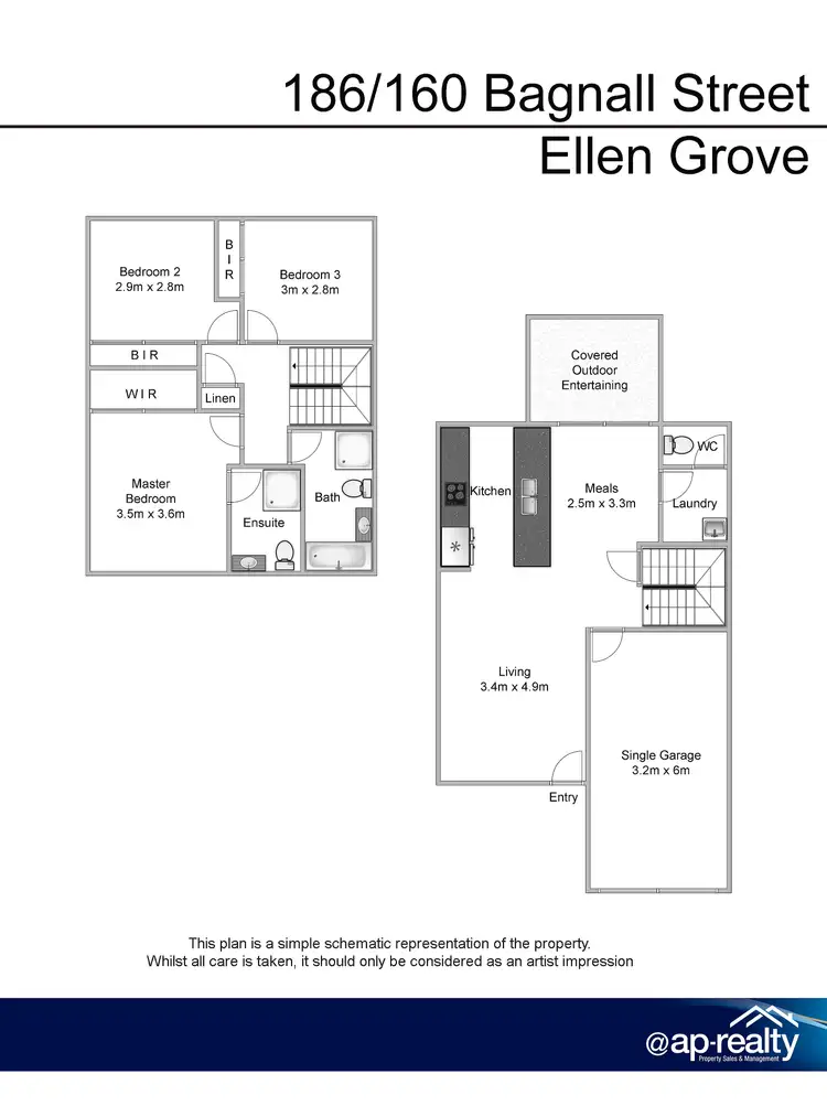 Floorplan of Homely house listing, 186/160 Bagnall Street, Ellen Grove QLD 4078