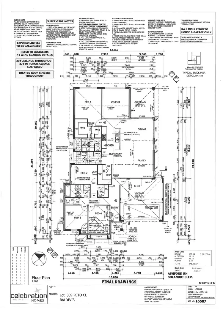Floorplan of Homely house listing, 38 Everest Way, Baldivis WA 6171