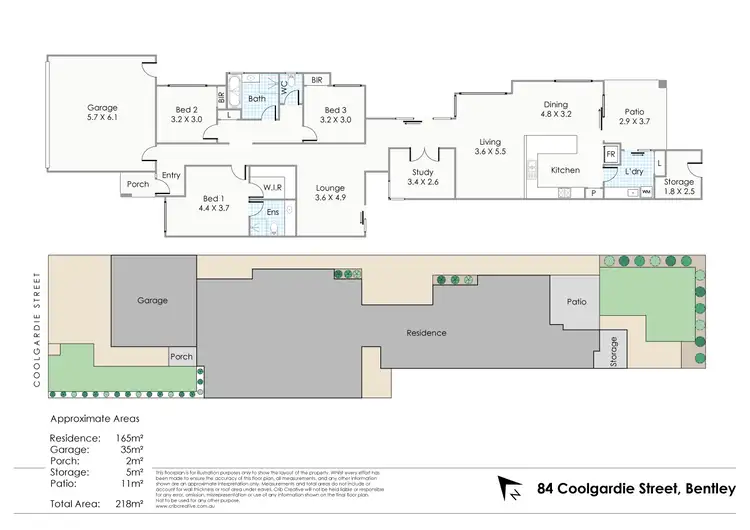Floorplan of Homely house listing, 84 Coolgardie Street, Bentley WA 6102