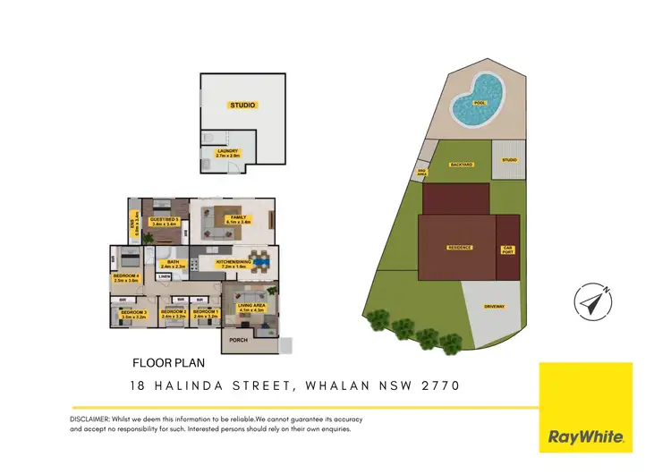 Floorplan of Homely house listing, 18 Halinda Street, Whalan NSW 2770