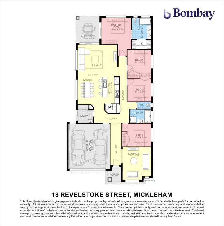 Floorplan of Homely house listing, 18 Revelstoke Street, Mickleham VIC 3064