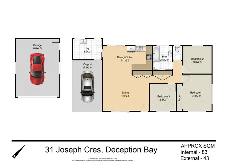 Floorplan of Homely house listing, 31 Joseph Crescent, Deception Bay QLD 4508