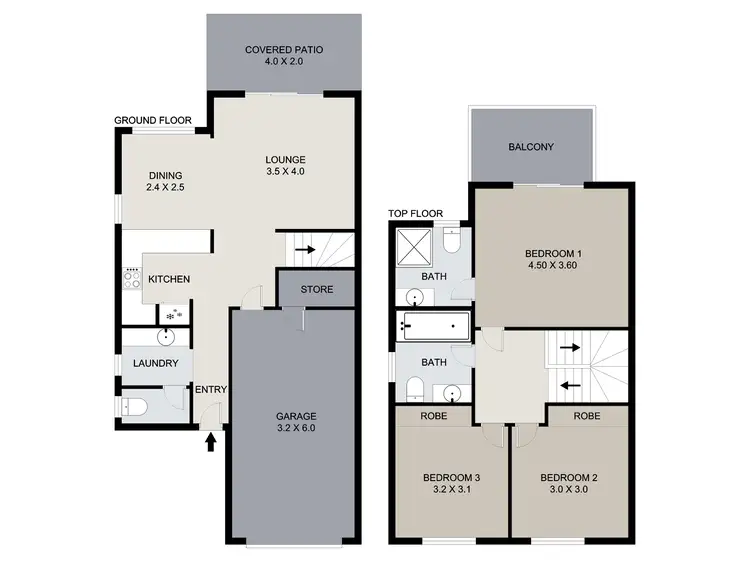 Floorplan of Homely townhouse listing, 11/8 Jendie Street, Geebung QLD 4034