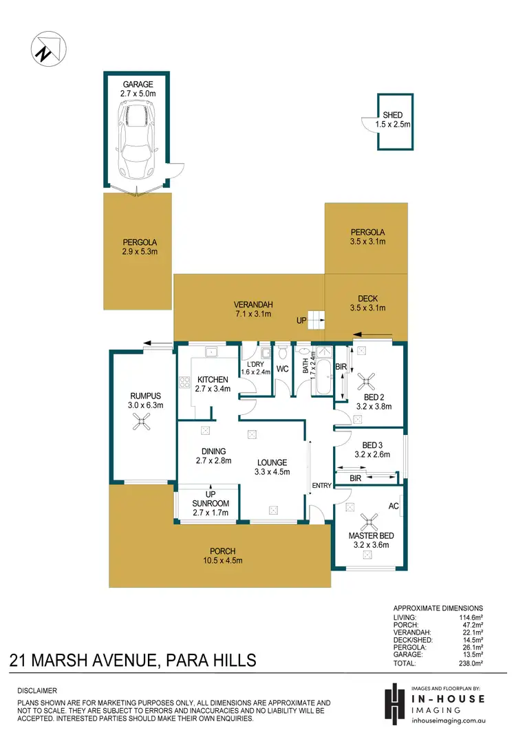 Floorplan of Homely house listing, 21 Marsh Avenue, Para Hills SA 5096