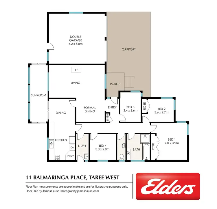 Floorplan of Homely house listing, 11 Balmaringa Place, Taree NSW 2430