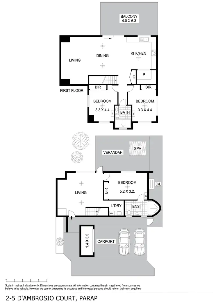 Floorplan of Homely unit listing, 2/5 D'Ambrosio Court, Parap NT 820