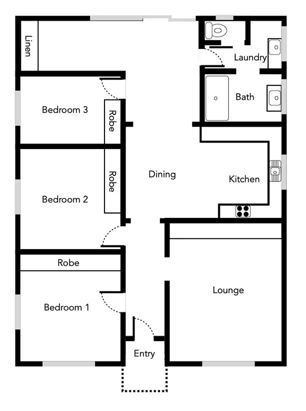 Floorplan of Homely house listing, 14 Jenkin Street, Ararat VIC 3377