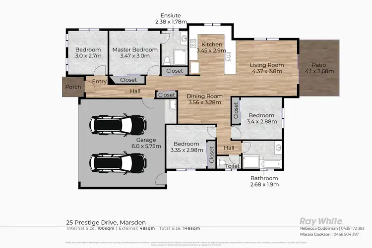 Floorplan of Homely house listing, 25 Prestige Drive, Marsden QLD 4132