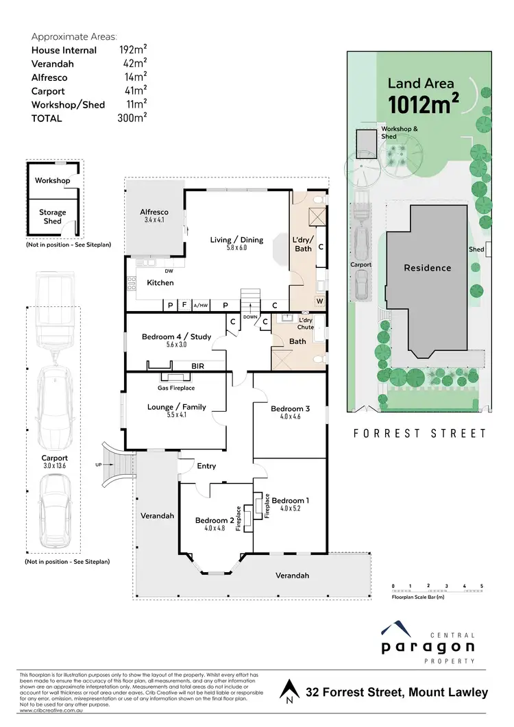 Floorplan of Homely house listing, 32 Forrest Street, Mount Lawley WA 6050