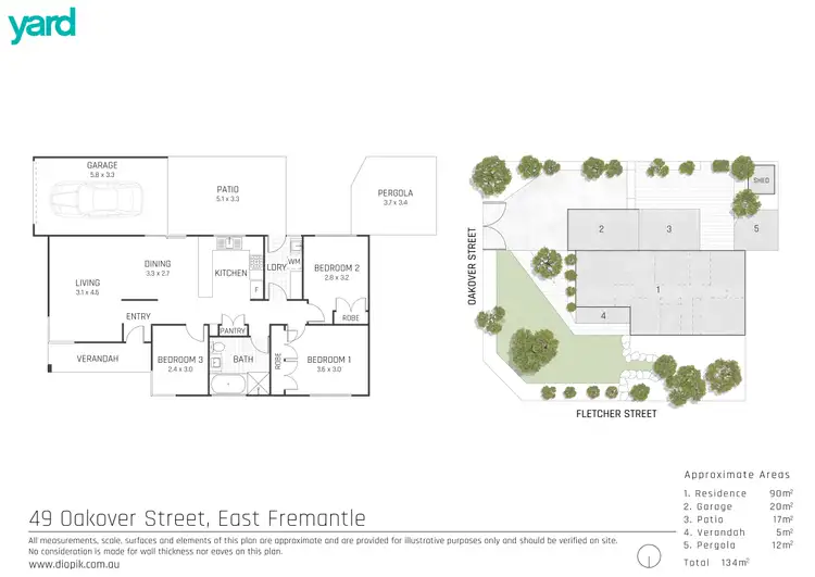 Floorplan of Homely house listing, 49 Oakover Street, East Fremantle WA 6158