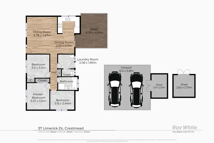 Floorplan of Homely house listing, 37 Limerick Drive, Crestmead QLD 4132