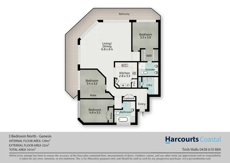 Floorplan of Homely apartment listing, 37/2981 Surfers Paradise Boulevard, Surfers Paradise QLD 4217