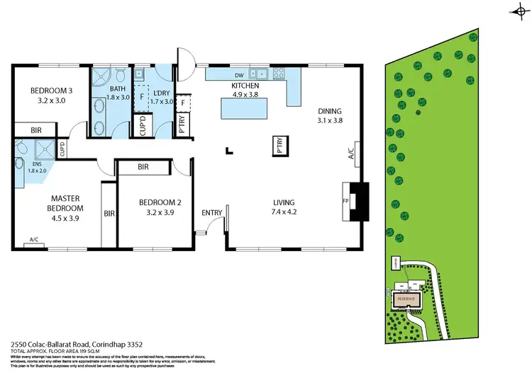 Floorplan of Homely house listing, 2550 Colac-Ballarat Road, Dereel VIC 3352