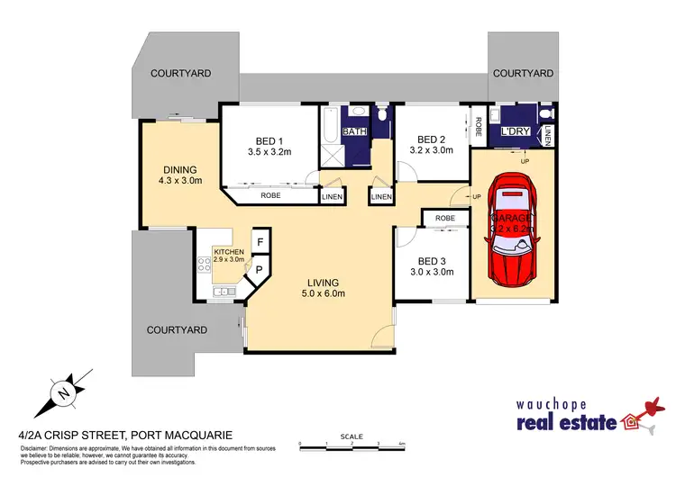 Floorplan of Homely villa listing, 4/2A Crisp Street, Port Macquarie NSW 2444