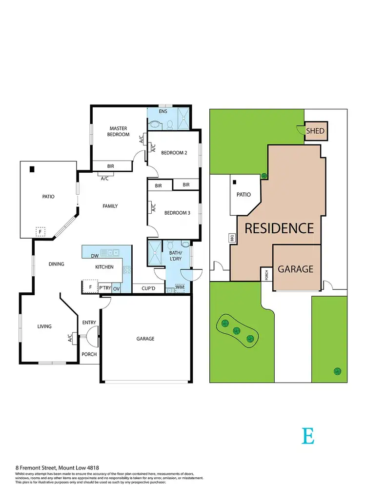 Floorplan of Homely house listing, 8 Fremont Street, Mount Low QLD 4818