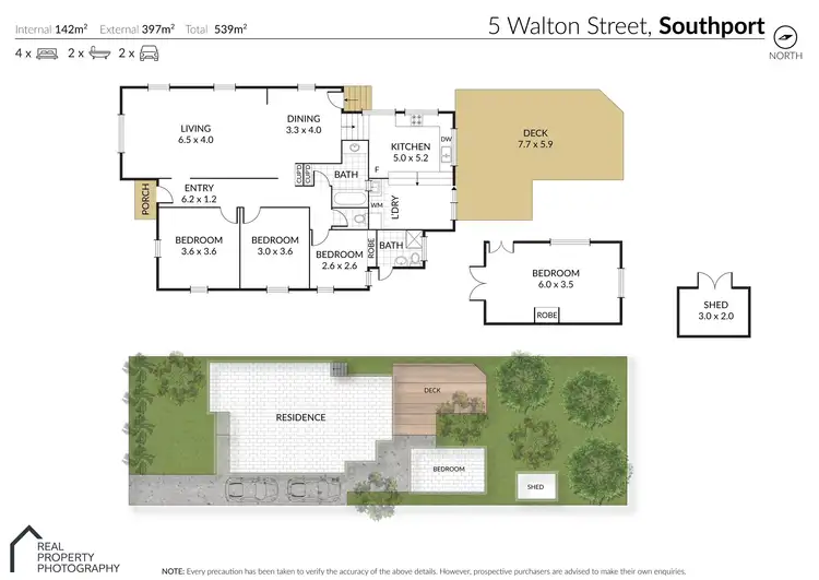 Floorplan of Homely house listing, 5 Walton Street, Southport QLD 4215