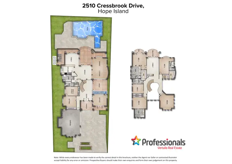 Floorplan of Homely house listing, 2510 Cressbrook Drive, Hope Island QLD 4212