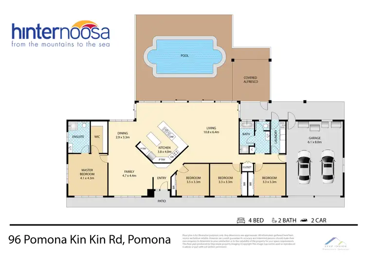 Floorplan of Homely rural property listing, 96 Pomona Kin Kin Road, Pomona QLD 4568