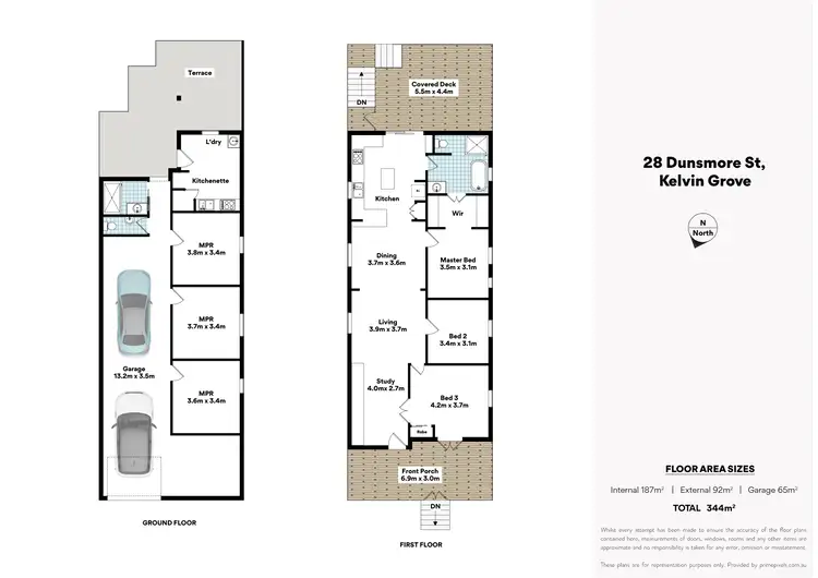 Floorplan of Homely house listing, 28 Dunsmore Street, Kelvin Grove QLD 4059