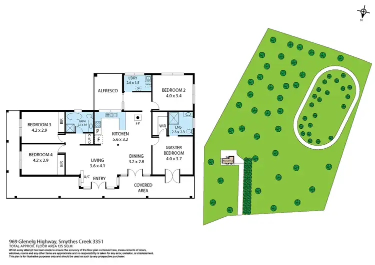 Floorplan of Homely house listing, 969 Glenelg Highway, Smythes Creek VIC 3351