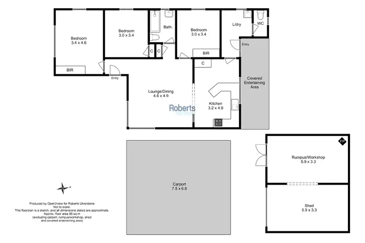 Floorplan of Homely house listing, 90 South Road, West Ulverstone TAS 7315