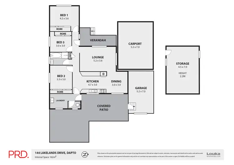 Floorplan of Homely house listing, 144 Lakelands Drive, Dapto NSW 2530