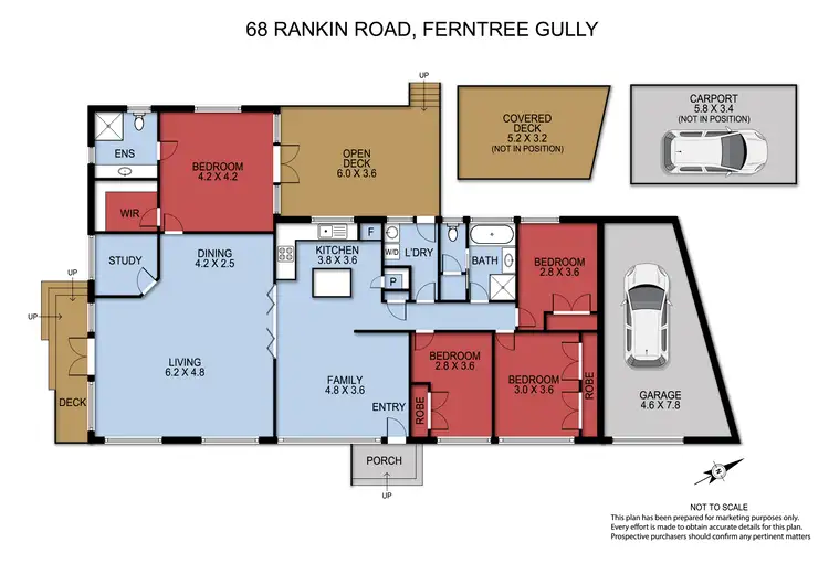 Floorplan of Homely house listing, 68 Rankin Road, Ferntree Gully VIC 3156