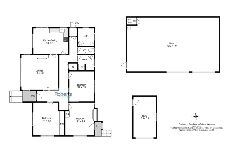 Floorplan of Homely house listing, 22 Kings Parade, Ulverstone TAS 7315