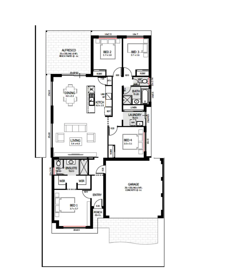 Floorplan of Homely house listing, 6 Classroom Loop, Coolbellup WA 6163