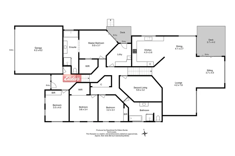 Floorplan of Homely house listing, 4 Panorama Crescent, Cooee TAS 7320