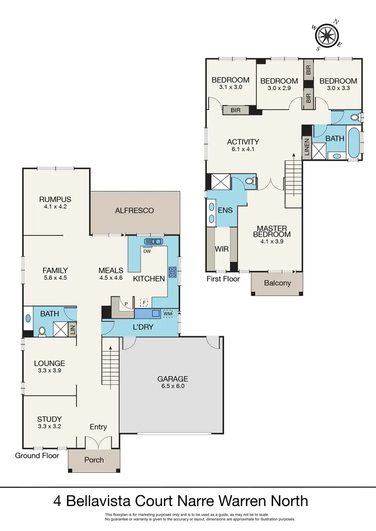 Floorplan of Homely house listing, 4 Bellavista Court, Narre Warren North VIC 3804