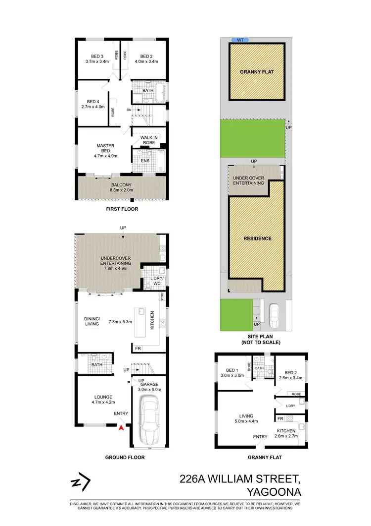 Floorplan of Homely house listing, 226A William Street, Yagoona NSW 2199