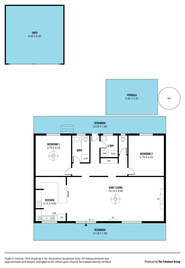 Floorplan of Homely house listing, 4 O'Connor Street, Normanville SA 5204