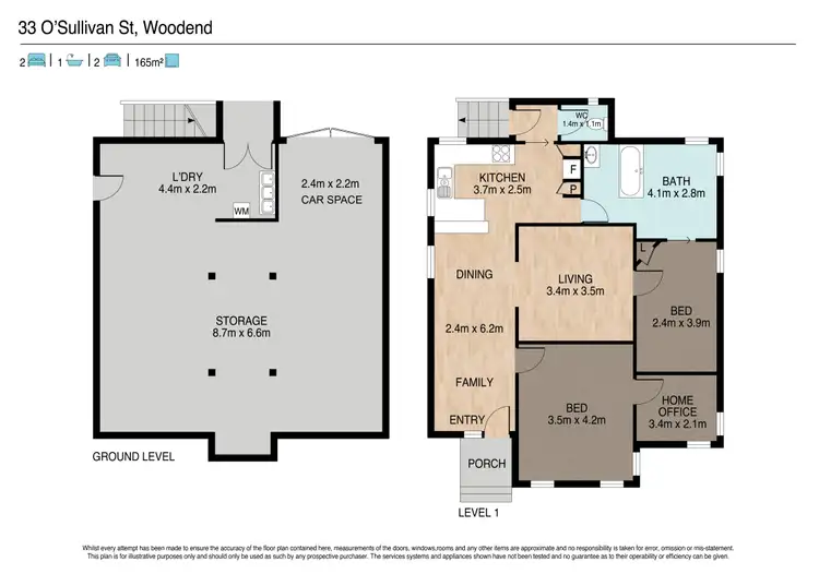 Floorplan of Homely house listing, 33 O'Sullivan Street, Woodend QLD 4305