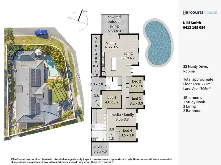 Floorplan of Homely house listing, 33 Manly Drive, Robina QLD 4226