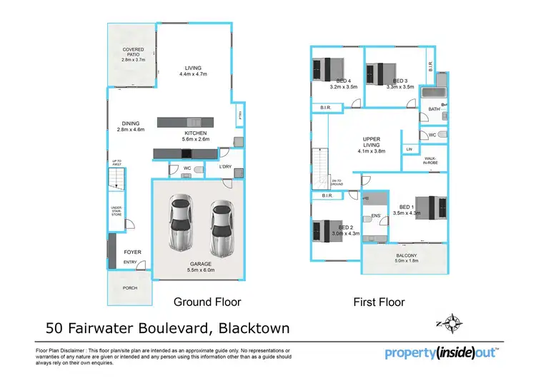 Floorplan of Homely house listing, 50 Fairwater Boulevard, Blacktown NSW 2148