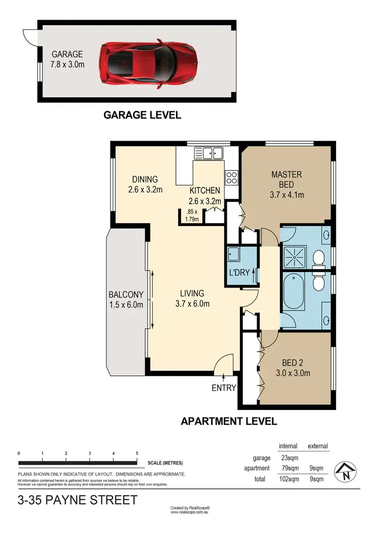 Floorplan of Homely unit listing, 3/35 Payne Street, Indooroopilly QLD 4068