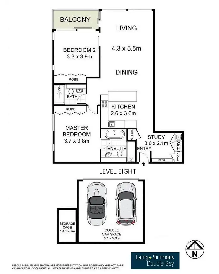 Floorplan of Homely apartment listing, 806/350 Oxford Street, Bondi Junction NSW 2022