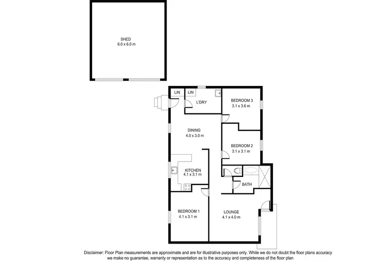 Floorplan of Homely house listing, 7 CREEK STREET, Mount Gambier SA 5290