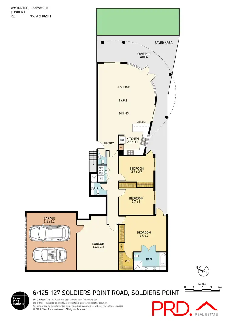Floorplan of Homely apartment listing, 6/125-127 Soldiers Point Road, Soldiers Point NSW 2317