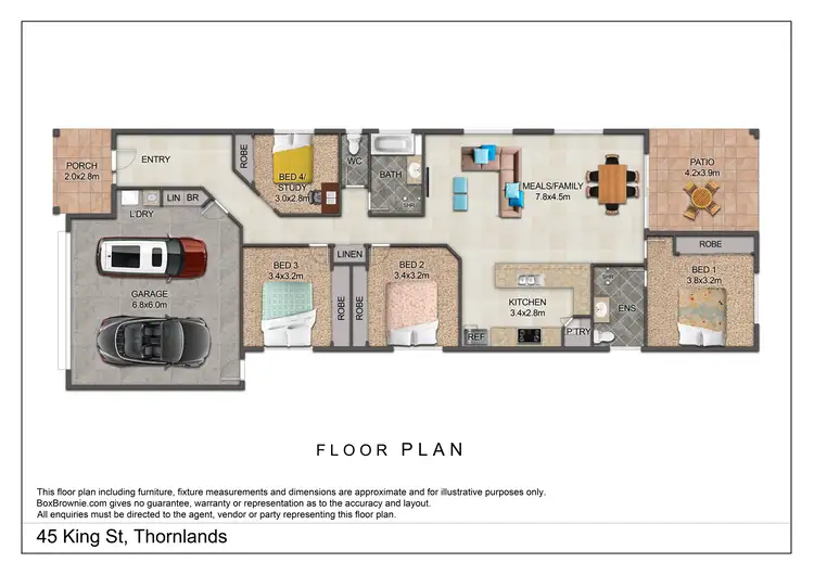 Floorplan of Homely house listing, 45 King Street, Thornlands QLD 4164
