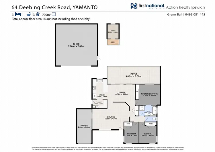 Floorplan of Homely house listing, 64 Deebing Creek Road, Yamanto QLD 4305