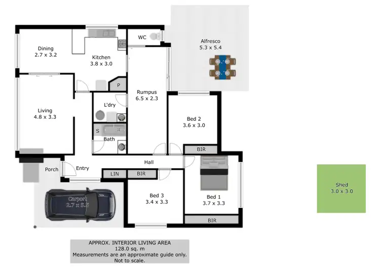 Floorplan of Homely house listing, 1 Fulford Street, Wodonga VIC 3690