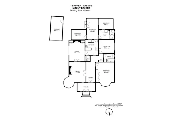 Floorplan of Homely house listing, 12 Rupert Avenue, Mount Stuart TAS 7000