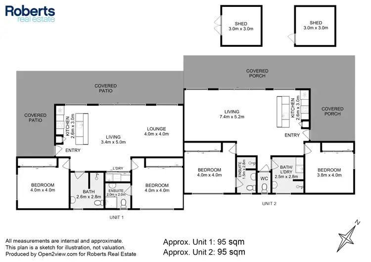 Floorplan of Homely villa listing, 180 Hazards View Drive, Coles Bay TAS 7215