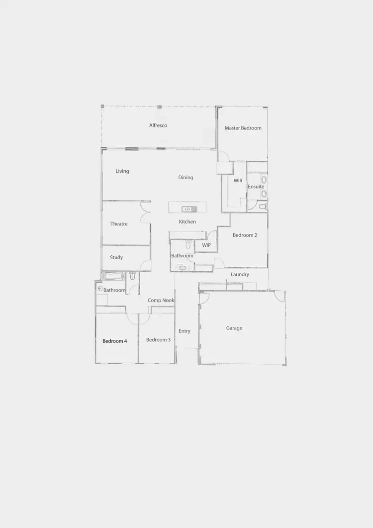 Floorplan of Homely house listing, 10 Glyde Way, South Yunderup WA 6208