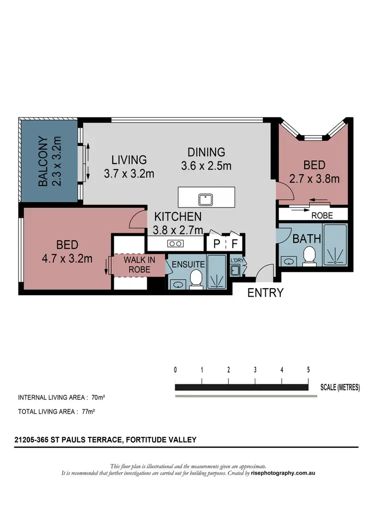 Floorplan of Homely apartment listing, 1205/107 Alfred Street, Fortitude Valley QLD 4006