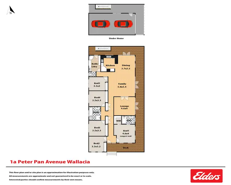 Floorplan of Homely house listing, 1A Peter Pan Avenue, Wallacia NSW 2745